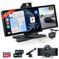 Load image into Gallery viewer, 10.26'' Wireless Carplay Screen + 4K Dash Camera + 1080P Backup Camera