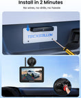 Load image into Gallery viewer, Backup Camera, Solar Wireless Backup Camera with 5" 1080P Monitor, Vehicle Backup Cameras with 5000mAh Solar Battery, IP69K Waterproof Rear View Camera for Car, Van, SUV, Truck, Trailer