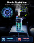 Gallery viewerに画像を読み込む, TECXERLLON Smart Car Air Freshener Diffuser with Star Light, 120ml Perfume, Long Lasting, Auto On/Off, 4 Mist Modes, Rechargeable Car Aroma Diffuser Aromatizante Para Carro for Home, Office-Cologne