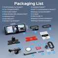 Gallery viewerに画像を読み込む, TECXERLLON 10.26" Portable Apple CarPlay Screen for Car, Wireless Car Play & Android Auto, 4K Dash Cam and 1080P Backup Camera, OTA, GPS Navigation, Voice Control, Mirror Link