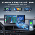 Bild in Galerie-Betrachter laden, TECXERLLON 8.9" Wireless CarPlay Screen for Car, Portable Apple CarPlay & Android Auto Display with Magnetic Mount, 1080P Backup Camera, Bluetooth 5.0, Plug & Play, Voice Control, Mirror Link