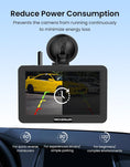Load image into Gallery viewer, Backup Camera, Solar Wireless Backup Camera with 5" 1080P Monitor, Vehicle Backup Cameras with 5000mAh Solar Battery, IP69K Waterproof Rear View Camera for Car, Van, SUV, Truck, Trailer