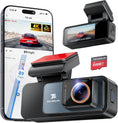 Gallery viewerに画像を読み込む, TECXLERON Dash Cam, 4K Full HD Dash Camera for Cars, Built-in GPS and Wi-Fi, 64GB SD Card Included, 160° Wide Angle Lens, Night Vision, G-Sensor, Loop Recording, 24H Parking Monitor