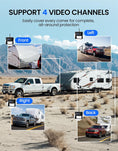 Load image into Gallery viewer, RV Backup Camera, 1080P AHD Vehicle Backup Camera, Waterproof IP69, Night Vision, 150° Wide Angle Rear View, Universal Rearview Camera for Cars, RVs (Only Compatible with TECXERLLON Displays)
