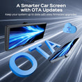 Gallery viewerに画像を読み込む, TECXERLLON 10.26" Portable Apple CarPlay Screen for Car, Wireless Car Play & Android Auto, 4K Dash Cam and 1080P Backup Camera, OTA, GPS Navigation, Voice Control, Mirror Link