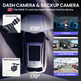 Load image into Gallery viewer, 9'' Wireless Carplay Screen + 4K Dash Camera + 1080P Backup Camera

