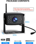 Load image into Gallery viewer, RV Backup Camera, 1080P AHD Vehicle Backup Camera, Waterproof IP69, Night Vision, 150° Wide Angle Rear View, Universal Rearview Camera for Cars, RVs (Only Compatible with TECXERLLON Displays)
