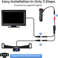 Load image into Gallery viewer, 5'' HD 1080P Backup Camera, Backup Camera for Car, Reverse Rear Camera with Night Version 130° Wide Angle, Waterproof, Strong Signal for Car, Van, Truck, Trailer
