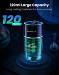 Gallery viewerに画像を読み込む, TECXERLLON Smart Car Air Freshener Diffuser with Star Light, 120ml Perfume, Long Lasting, Auto On/Off, 4 Mist Modes, Rechargeable Car Aroma Diffuser Aromatizante Para Carro for Home, Office-Cologne
