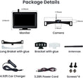 Load image into Gallery viewer, Wireless Backup Camera, 5'' HD 1080P Backup Camera for Car, Reverse Rear Camera with Night Version 130° Wide Angle, Waterproof, Strong Signal for Car, Van, Truck, Trailer

