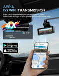 Load image into Gallery viewer, Dash Cam Front and Rear, 4K Dash Cam with ADAS, Dash Camera for Cars with 170°/150° Wide View, No-Light Night Vision, GPS, WDR, G-Sensor, App Support, 24H Parking Mode, 128GB Card Included

