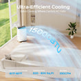 Load image into Gallery viewer, TECXERLLON 15,000 BTU Portable Air Conditioner for Large Room up to 800 Sq. Ft., Quiet 48dB 4-in-1 AC Unit with Dehumidifier, Self-Evaporating, Sleep Mode, Remote & Window Kit
