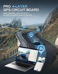 Load image into Gallery viewer, Dash Cam, 4K Triple Dash Camera with App Control, 170°/150°/140° Wide Angle, ADAS Assist, No-Light Night Vision, GPS, G-Sensor, WDR, 24H Parking Monitor, 128GB SD Card Included
