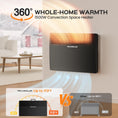 Load image into Gallery viewer, 1500W Convection Panel Space Heater, Adjustable Up to 113℉ Electric Heaters for Indoor Use, Quiet Whole Room Space Heater for Indoor Use Large Room with APP, Portable Standing/Wall Mount
