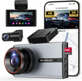 Load image into Gallery viewer, Dash Cam, 4K Dash Cam Front and Rear with ADAS, 170°/150° Wide View, Starlight Night Vision, GPS, WDR, G-Sensor, App Support, 24H Parking Mode, 64GB Card Included
