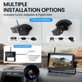 Load image into Gallery viewer, RV Backup Camera, Vehicle Backup Camera with AI Detection, 1080P Backup Cameras, 7'' Waterproof Wireless Backup Camera with DVR Recording & Night Vision for Car, Van, SUV, Truck, Trailer
