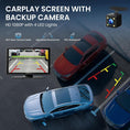 Bild in Galerie-Betrachter laden, 9.0" Wireless CarPlay Screen for Car, Android Auto Screen for Car with Backup Camera, Portable Touchscreen Car Stereo with GPS Navigation/Mirror Link/Voice Control/Bluetooth/FM/AUX
