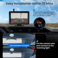 Load image into Gallery viewer, Wireless Backup Camera, 5'' HD 1080P Backup Camera for Car, Reverse Rear Camera with Night Version 130° Wide Angle, Waterproof, Strong Signal for Car, Van, Truck, Trailer
