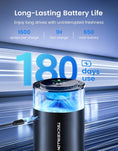 Bild in Galerie-Betrachter laden, TECXERLLON Smart Car Air Freshener Diffuser with Ambient Light, Oil Level Indicator, 2 Scent Refills, Auto On/Off, 4 Mist Modes, 1600 Sprays Rechargeable Aroma Diffuser for Car, Home, Office, Bedroom
