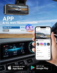 Load image into Gallery viewer, TECXLERON Dash Cam Front and Rear, 4K Dual Dash Cam, Dash Camera for Cars with Starlight Night Vision, 160° Front & 150° Rear Wide Angle, GPS, WDR, G-Sensor, 24H Parking Mode, 64GB Card Included
