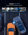Load image into Gallery viewer, TECXLERON Dash Cam Front and Rear, 4K Dual Dash Cam, Dash Camera for Cars with Starlight Night Vision, 160° Front & 150° Rear Wide Angle, GPS, WDR, G-Sensor, 24H Parking Mode, 64GB Card Included
