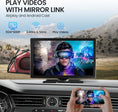 Load image into Gallery viewer, 9.0'' Wireless Carplay Screen for Car, Portable Car Stereo with Apple Carplay & Android Auto, Car Audio Receivers with GPS Navigation, Mirror Link, Screen for All Vehicles(No Camera)
