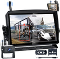 Load image into Gallery viewer, RV Backup Camera, Vehicle Backup Cameras with 7-Inch Touchscreen Monitor, Wireless HD 1080P, 4-Channel System, IR Night Vision, Waterproof Rearview Camera for RV, Truck, Van, SUV, Trailer
