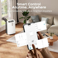 Load image into Gallery viewer, TECXERLLON 16,000 BTU Portable Air Conditioner with App & Remote Control, Cools up to 850 Sq. Ft., 4-in-1 Smart AC Unit with Dehumidifier, Fan, Sleep Mode, Self-Evaporating Design & Window Kit
