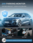 Load image into Gallery viewer, Dash Cam, 4K Triple Dash Camera with App Control, 170°/150°/140° Wide Angle, ADAS Assist, No-Light Night Vision, GPS, G-Sensor, WDR, 24H Parking Monitor, 128GB SD Card Included
