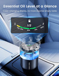 Bild in Galerie-Betrachter laden, TECXERLLON Smart Car Air Freshener Diffuser with Ambient Light, Oil Level Indicator, 2 Scent Refills, Auto On/Off, 4 Mist Modes, 1600 Sprays Rechargeable Aroma Diffuser for Car, Home, Office, Bedroom
