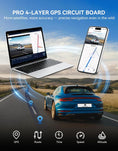 Load image into Gallery viewer, TECXLERON Dash Cam Front and Rear, 4K Dual Dash Cam, Dash Camera for Cars with Starlight Night Vision, 160° Front & 150° Rear Wide Angle, GPS, WDR, G-Sensor, 24H Parking Mode, 64GB Card Included
