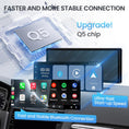 Load image into Gallery viewer, 10.26'' Wireless Carplay Screen for Car, Portable Car Stereo with Carplay & Android Auto, Car Audio Receivers with GPS Navigation, Mirror Link, for All Vehicles(No Camera)
