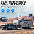 Load image into Gallery viewer, RV Backup Camera, Vehicle Backup Camera with AI Detection, 1080P Backup Cameras, 7'' Waterproof Wireless Backup Camera with DVR Recording & Night Vision for Car, Van, SUV, Truck, Trailer
