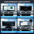Load image into Gallery viewer, 10.26'' Wireless Carplay Screen for Car, Portable Car Stereo with Carplay & Android Auto, Car Audio Receivers with GPS Navigation, Mirror Link, for All Vehicles(No Camera)
