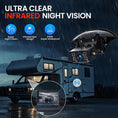 Load image into Gallery viewer, RV Backup Camera, Vehicle Backup Camera with AI Detection, 1080P Backup Cameras, 7'' Waterproof Wireless Backup Camera with DVR Recording & Night Vision for Car, Van, SUV, Truck, Trailer
