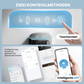 Bild in Galerie-Betrachter laden, TECXERLLON Luftentfeuchter Elektrisch 25L/Tag, 50㎡(150m³), mit App-steuerung & Touchpanel, Entfeuchter für Keller, 3,7L Wassertank, Schlauchentwässerung, 47dB, 24H Timer, Kindersicherung, 3 J. Gar
