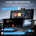 Load image into Gallery viewer, 10.26'' Wireless Carplay Screen + 4K Dash Camera + 1080P Backup Camera
