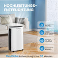 Bild in Galerie-Betrachter laden, TECXERLLON Luftentfeuchter Elektrisch 25L/Tag, 50㎡(150m³), mit App-steuerung & Touchpanel, Entfeuchter für Keller, 3,7L Wassertank, Schlauchentwässerung, 47dB, 24H Timer, Kindersicherung, 3 J. Gar
